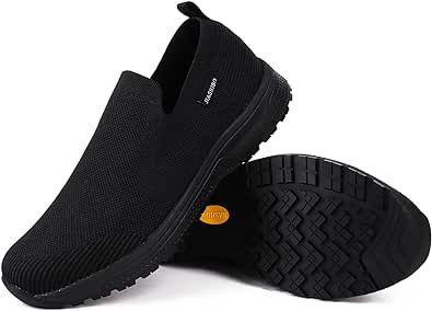 AEHAO Waterproof Work Shoes for Men - Non Slip Shoes for Men Food Service Breathable Chef Shoes Comfortable Kitchen Shoes Slip Resistant Work Sneaker for Restaurant,Walking,Standing