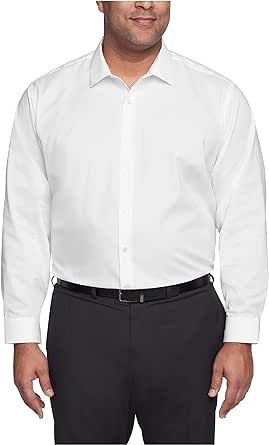 Kenneth Cole Men's Big & Tall Dress Shirt Big and Tall Solid