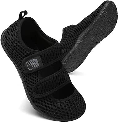 Besroad Womens Mens Slippers Lightweight Walking Shoes Adjustable Wide Diabetic Slippers Non-Slip Sneakers Sandals