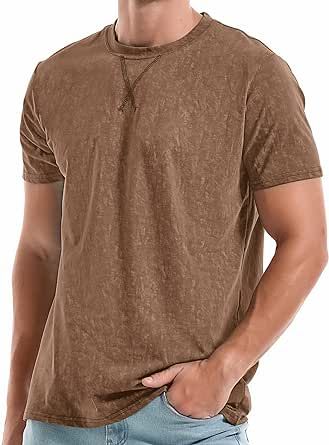 KLIEGOU Men's T-Shirts - Premium Cotton Crew Neck Tees S - 3XL